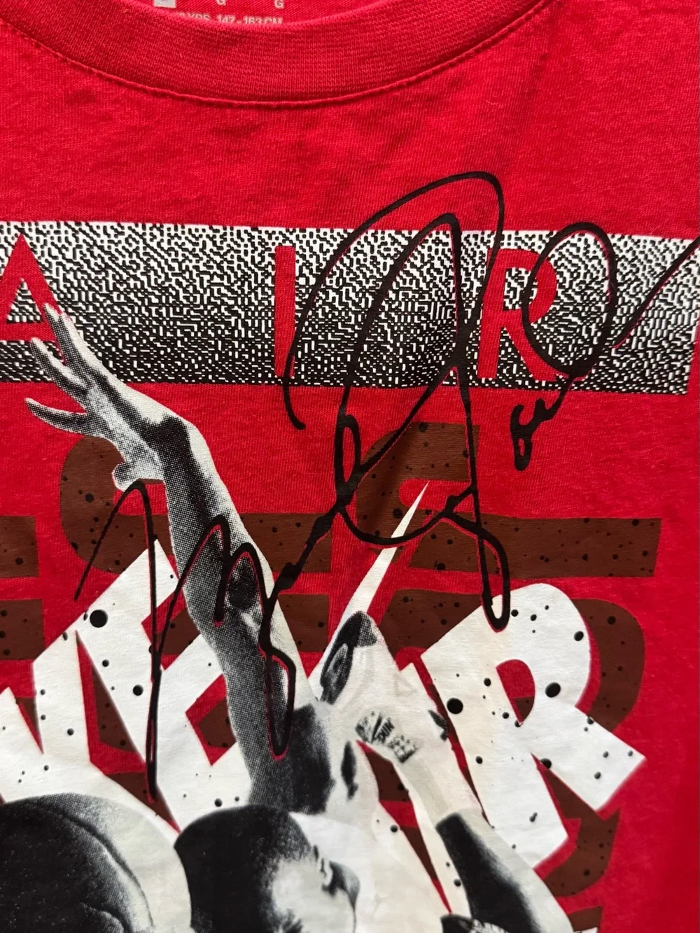 Jordan Red Boys' Basketball Graphic Tee